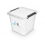 MOXOM Simple box storage container, 13l, transparent