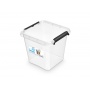 MOXOM Simple box storage container, 4l, transparent