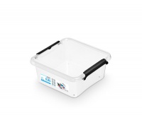 Pojemnik do przechowywania MOXOM Simple Box, 0,85l, transparentny, Pudła, Wyposażenie biura