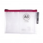 Torebka APLI Zipper Bag, A5, 235x175 mm, mix kolorów