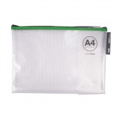 Torebka APLI Zipper Bag, A4, 355x255 mm, mix kolorów, Torebki, Archiwizacja dokumentów