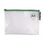 Torebka APLI Zipper Bag, A4, 355x255 mm, mix kolorów