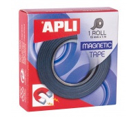 APLI magnetic adhesive tape, 19mm x 1m, black