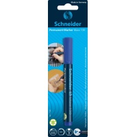 Permanent marker SCHNEIDER Maxx 130, round, 1-3mm, blister, blue, Markers, Writing and correction products, EKO-CERT