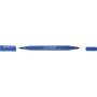 Q-CONNECT CD/DVD Dual tip markers, 0.4 mm / 0.1 mm (line), blue
