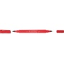 Q-CONNECT CD/DVD Dual tip markers, 0.4 mm / 0.1 mm (line), red