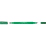 Q-CONNECT CD/DVD Dual tip markers, 0.4 mm / 0.1 mm (line), green