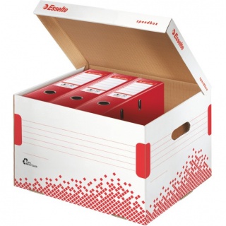 Kontener Esselte Speedbox na segregatory, Pudła archiwizacyjne, Organizacja dokumentów