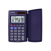 Kalkulator kieszonkowy CASIO HS-8VER B, 8-cyfrowy, 127x104mm, czarny, Kalkulatory, Urządzenia i maszyny biurowe