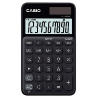 Kalkulator kieszonkowy CASIO SL-310UC-BK-B, 10-cyfrowy, 70x118mm, czarny, Kalkulatory, Urządzenia i maszyny biurowe