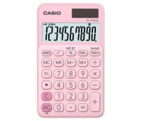 Kalkulator kieszonkowy CASIO SL-310UC-PK-B, 10-cyfrowy, 70x118mm, różowy, Kalkulatory, Urządzenia i maszyny biurowe