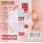 Klej w sztyfcie OFFICE PRODUCTS, PVA, 40g, Kleje, Drobne akcesoria biurowe