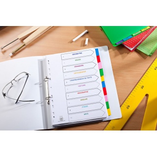 PRZEKŁADKI KARTON A4 MYLAR KOL.WZM.IND. 6 KART 1kp, Podkategoria, Kategoria