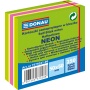 mini cube, self-adhesive, DONAU, 50x50mm, 1x250 sheets, neon-pastel, mix of green