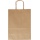 Torebka na prezenty KRAFT, papierowa, 24x12x31 cm, gr. 125g/m2, brązowa