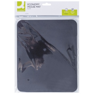 Podkładka pod mysz Q-CONNECT, 22x26 cm, czarny, Ergonomia, Akcesoria komputerowe