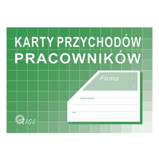 KARTY PRZYCHODÓW PRACOWNIKÓW A5 K10-H, Podkategoria, Kategoria