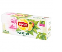 Herbata LIPTON, 20 torebek, ziołowa z pokrzywą i mango, Herbaty, Artykuły spożywcze