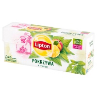 Herbata LIPTON, 20 torebek, ziołowa z pokrzywą i mango, Herbaty, Artykuły spożywcze