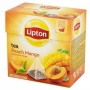 LIPTON tea, pyramids, 20 teabags, mango and peach