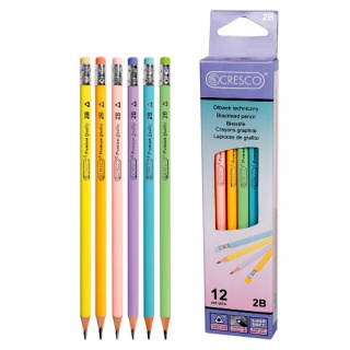 OŁÓWEK TRÓJKĄTNY PASTEL 2B /12/, Podkategoria, Kategoria
