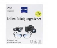 Chusteczki do czyszczenia okularów i wyświetlaczy ZEISS, 200 szt., białe, Środki czyszczące, Akcesoria komputerowe