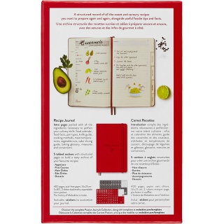 Notes MOLESKINE Passion Journal Recipe, 400 stron, czerwony, Notatniki, Zeszyty i bloki