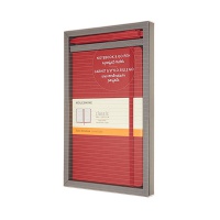 MOLESKINE Classic L notebook + Go Pen set, scarlet red, red