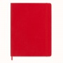 Notes MOLESKINE Classic XL, 19x25cm, w linie, miękka oprawa, 192 strony, czerwony, Notatniki, Zeszyty i bloki
