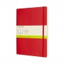 MOLESKINE Classic XL Notebook, 19x25cm, plain, soft cover, 192 pages, red