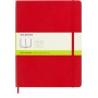 Notes MOLESKINE Classic XL (19x25cm) gładki, miękka oprawa, 192 strony, czerwony, Notatniki, Zeszyty i bloki