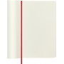 MOLESKINE Classic L Notebook, 13x21cm, plain, soft cover, 192 pages, red