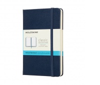 Notes MOLESKINE Classic P, 9x14 cm, w kropki, twarda oprawa, sapphire blue, 192 strony, niebieski, Notatniki, Zeszyty i bloki