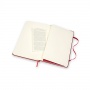 MOLESKINE Limited Edition, Classic notebook, soft L leather cover, 13x21 cm, ruled, red