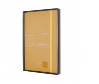 Notes MOLESKINE Classic edycja limitowana, miękka oprawa skórzana L, 13x21 cm, w linie, żółty, Notatniki, Zeszyty i bloki