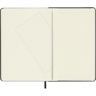 Notes MOLESKINE Classic M, 11,5x18 cm, gładki, twarda oprawa, 208 stron, czarny, Notatniki, Zeszyty i bloki