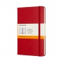 Notes MOLESKINE Classic M, 11,5x18 cm, w linie, twarda oprawa, scarlet red, 208 stron, czerwony