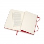 Notes MOLESKINE Classic M, 11,5x18 cm, gładki, twarda oprawa, scarlet red, 208 stron, czerwony, Notatniki, Zeszyty i bloki