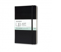 MOLESKINE Music L notebook, 13x21cm, staff, hard cover, 192 pages, black
