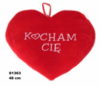 SERCE KOCHAM CIĘ 48 CM S1363, Walentynki, Art. świąteczne i okolicznościowe