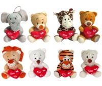 ZWIERZĄTKO Z SERCEM 12CM 40166, Walentynki, Art. świąteczne i okolicznościowe