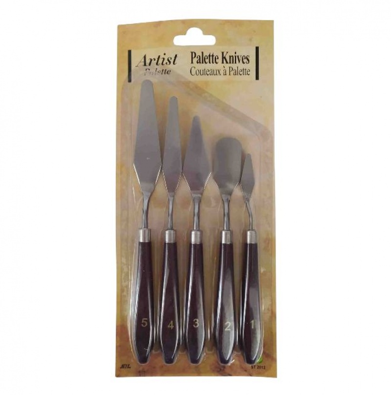 SZPACHELKA MALARSKA ZESTAW 5 szt, Akcesoria malarskie, Plastyka