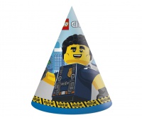 CZAPECZKI PAPIEROWE LEGO CITY 6szt., Podkategoria, Kategoria