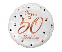 BALON FOLIOWY B&C HAPPY 50 BIRTH.BIAŁY NADR.RÓŻ/ZŁ BALON FOLIOWY B&C HAPPY 50 BIRTH.BIAŁY NADR.RÓŻ/ZŁ, Podkategoria, Kategoria