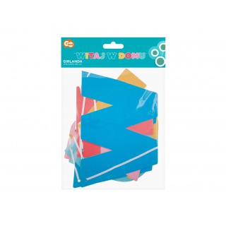 GIRLANDA PAPIEROWA WITAJ W DOMU 210cm, Podkategoria, Kategoria