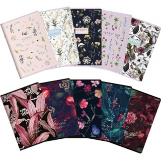 ZESZYT TOP SECRET GARDEN A5 32K.LINIA 10szt., Podkategoria, Kategoria