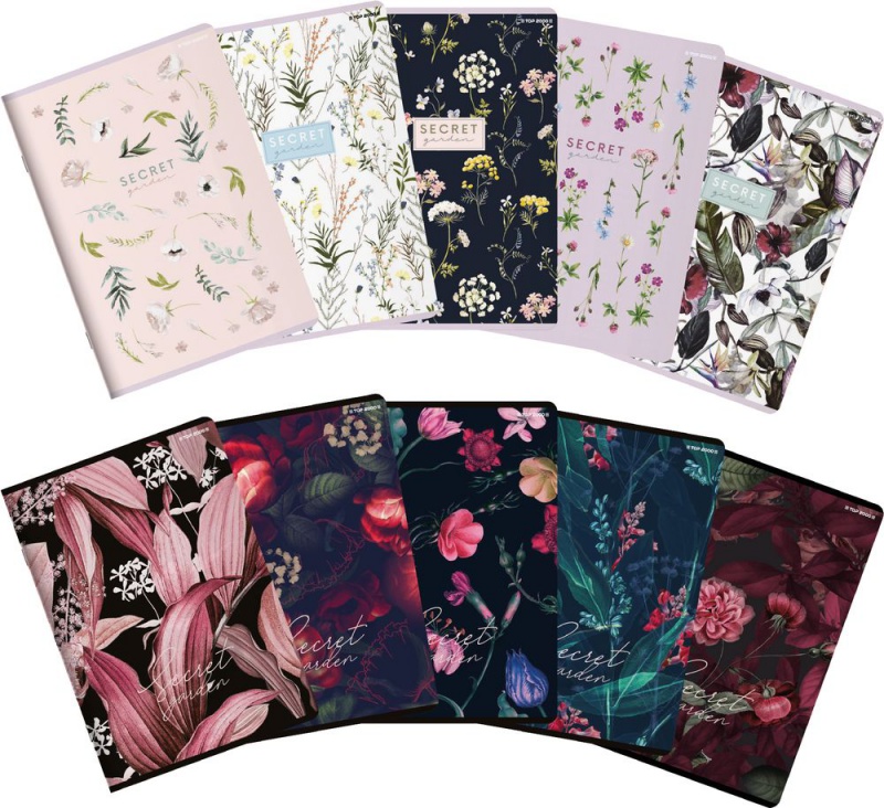 ZESZYT TOP SECRET GARDEN A5 32K.LINIA 10szt., Podkategoria, Kategoria