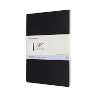 Art Sketch Pad Album MOLESKINE A4 (21x29,7 cm), 48 stron, czarny, Notatniki, Zeszyty i bloki