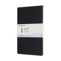 Art Sketch Pad Album MOLESKINE L (13x21 cm), 48 stron, czarny, Notatniki, Zeszyty i bloki