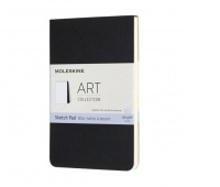 Art Sketch Pad Album MOLESKINE P (9x14 cm), 48 stron, czarny, Notatniki, Zeszyty i bloki